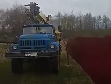 Монтаж опор ЛЭП в СТ «Тихореченское»