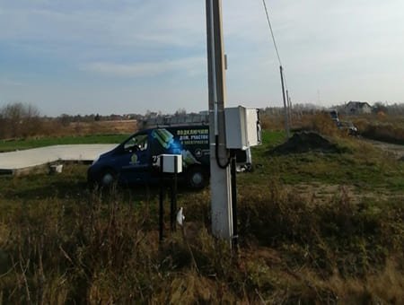Подключение участка к электричеству в поселке Откосово