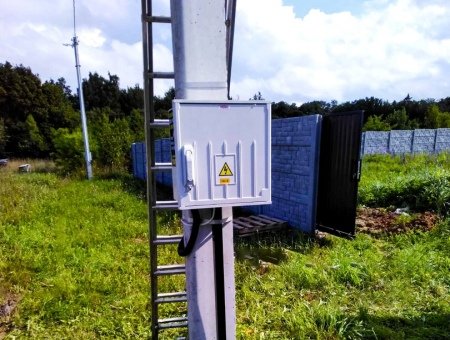 В поселке Романово подключили участок к электросетям