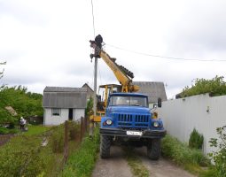 Реконструкция ЛЭП в СНТ "Прибой"