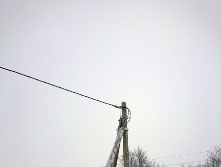 Работы по электрификации СНТ "Приморское"