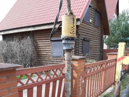 Демонтаж, монтаж опоры в СНТ Прибой