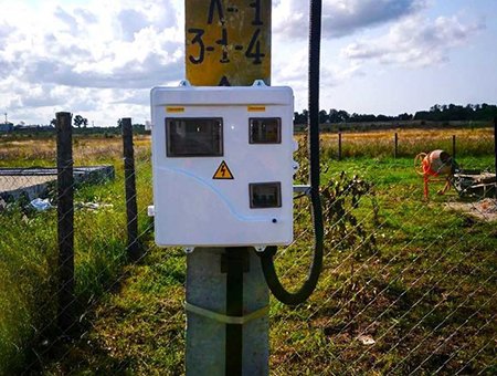 В поселке Голубево подключили дом к электросетям